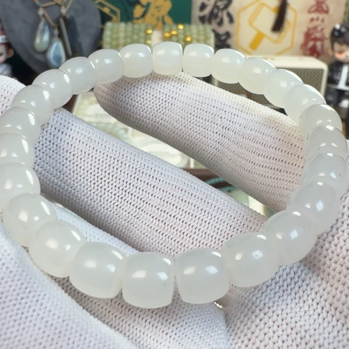 和田玉（白玉）未镶嵌手串天泰老型