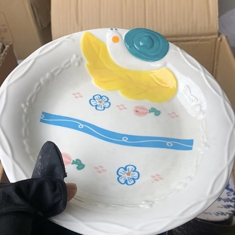 盘陶瓷制品满25拼单发货默认微瑕