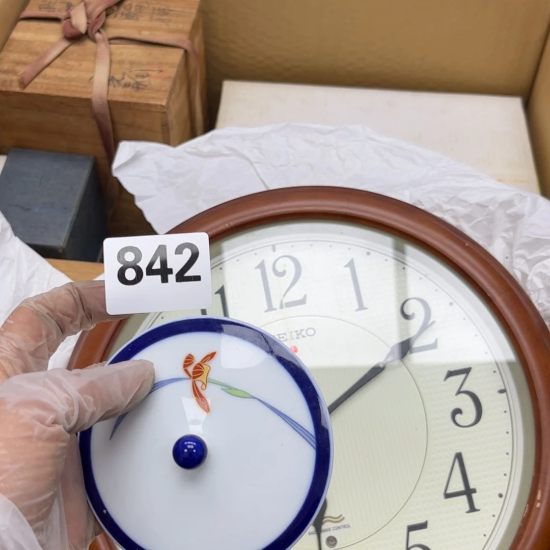 瓷片桥*树摆件工艺品摆件666