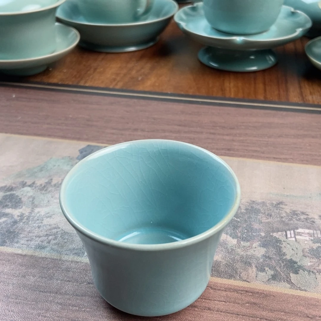 摆件原产地原矿汝瓷～茶器
