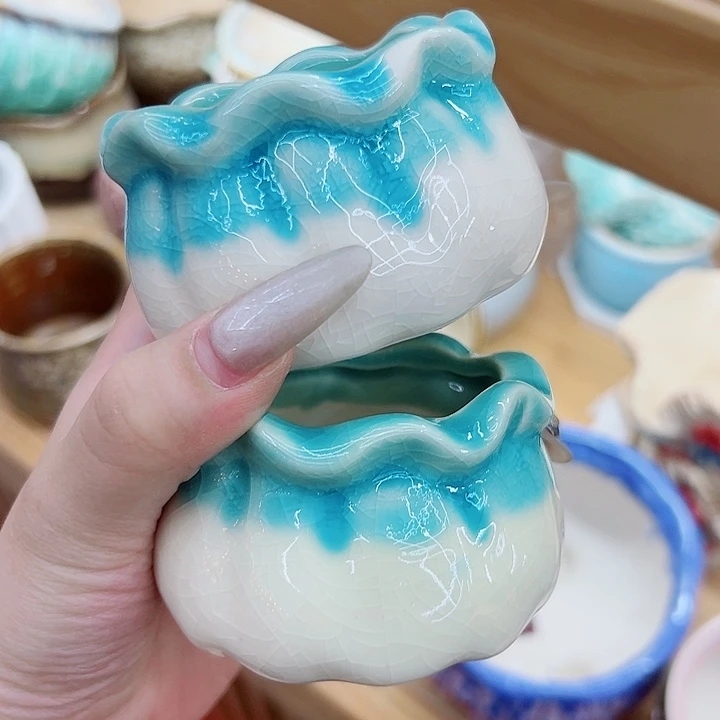 有孔，满10元发货多肉陶瓷花盆