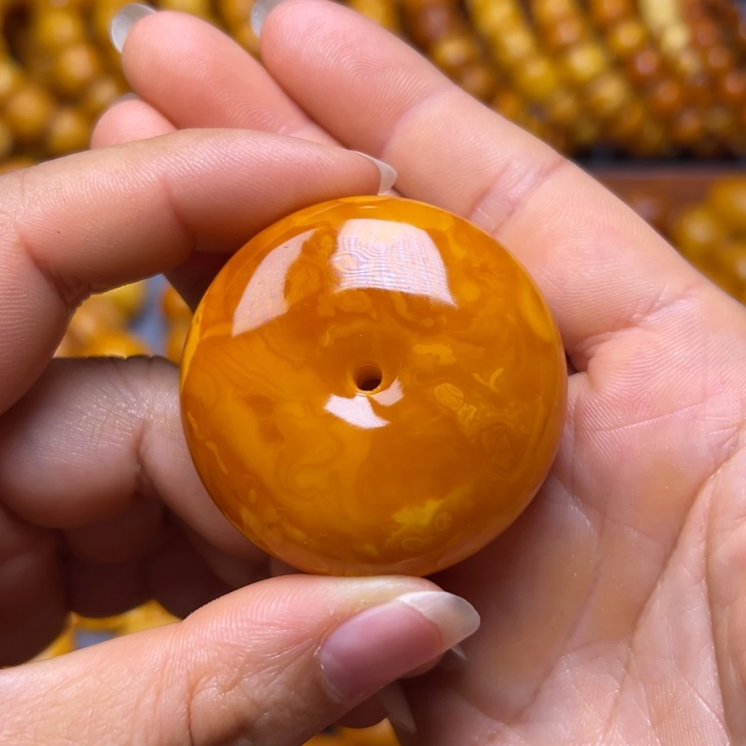 蜜蜡未镶嵌吊坠(不含链)