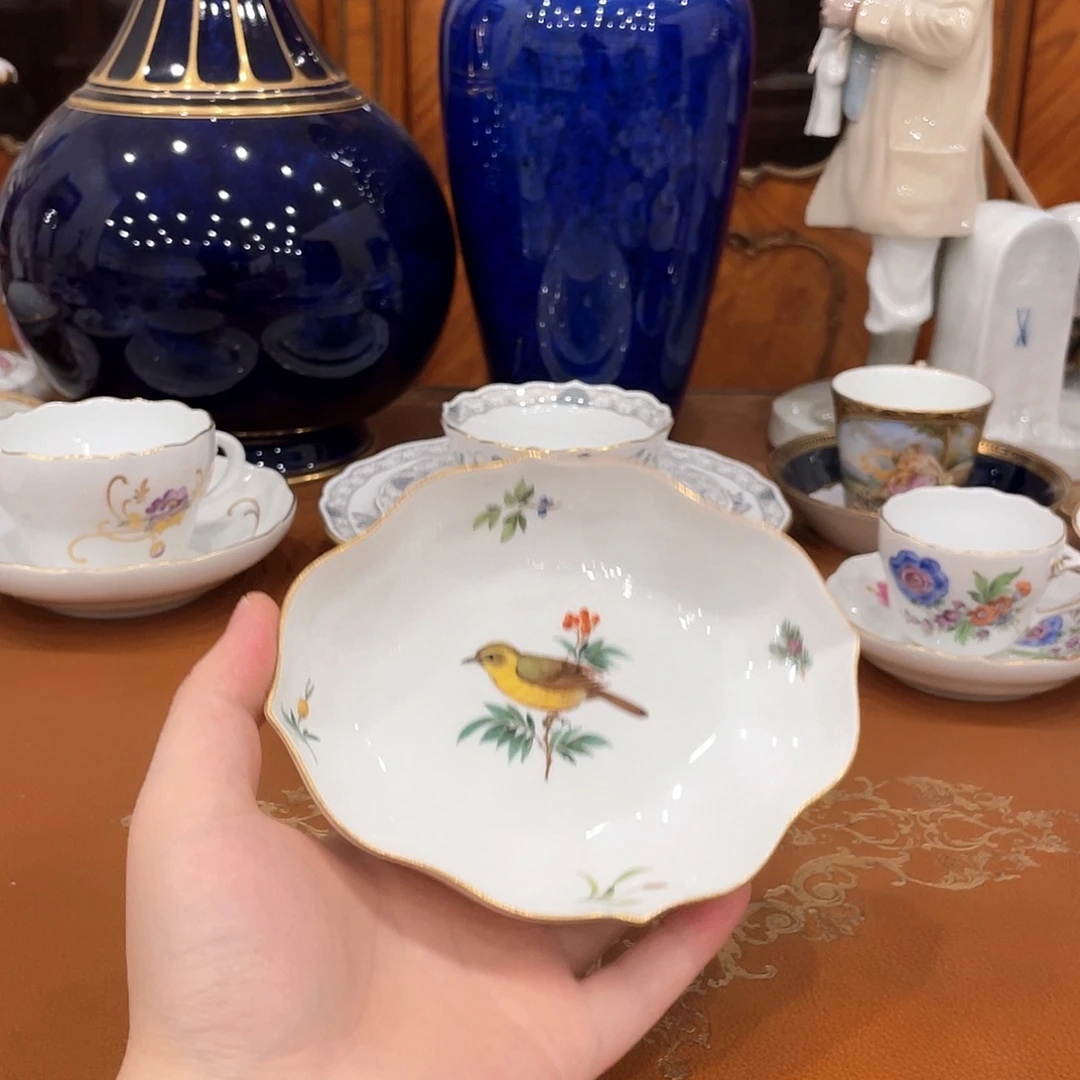 摆件中古四等鸟绘