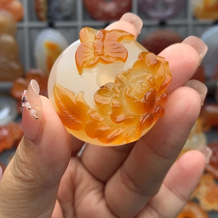 美***店玛瑙/玉髓未镶嵌颈饰