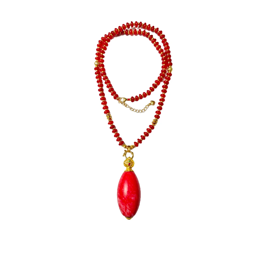 三姑娘南红玛瑙项链A28-650赠礼盒(多样性发其一)