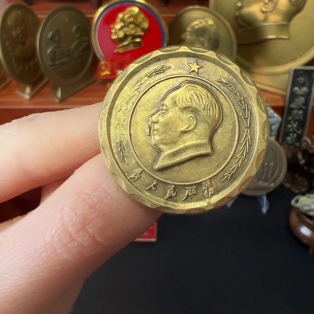 金属黄铜铜章链接