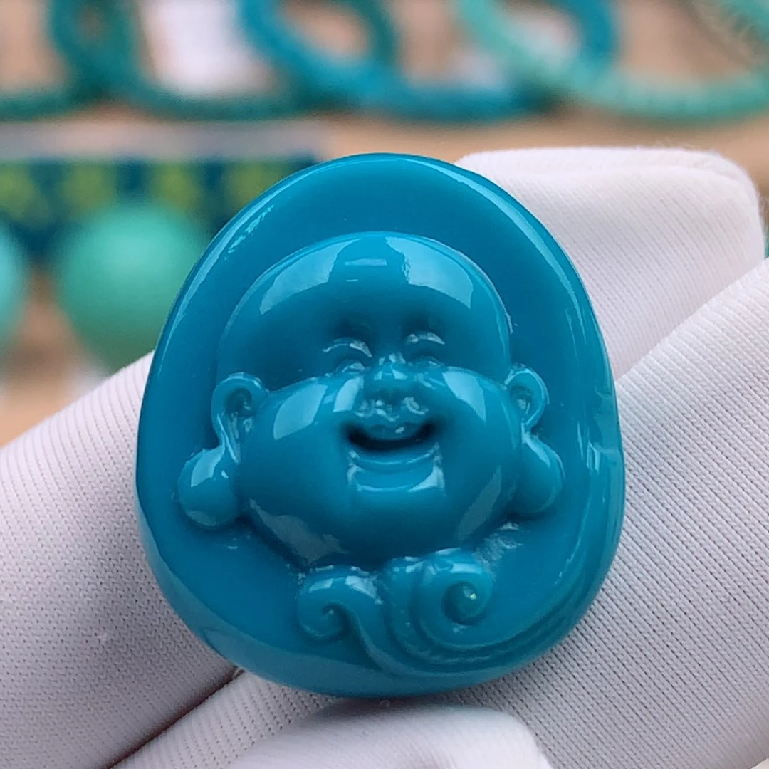 未镶嵌绿松石珠宝奇石