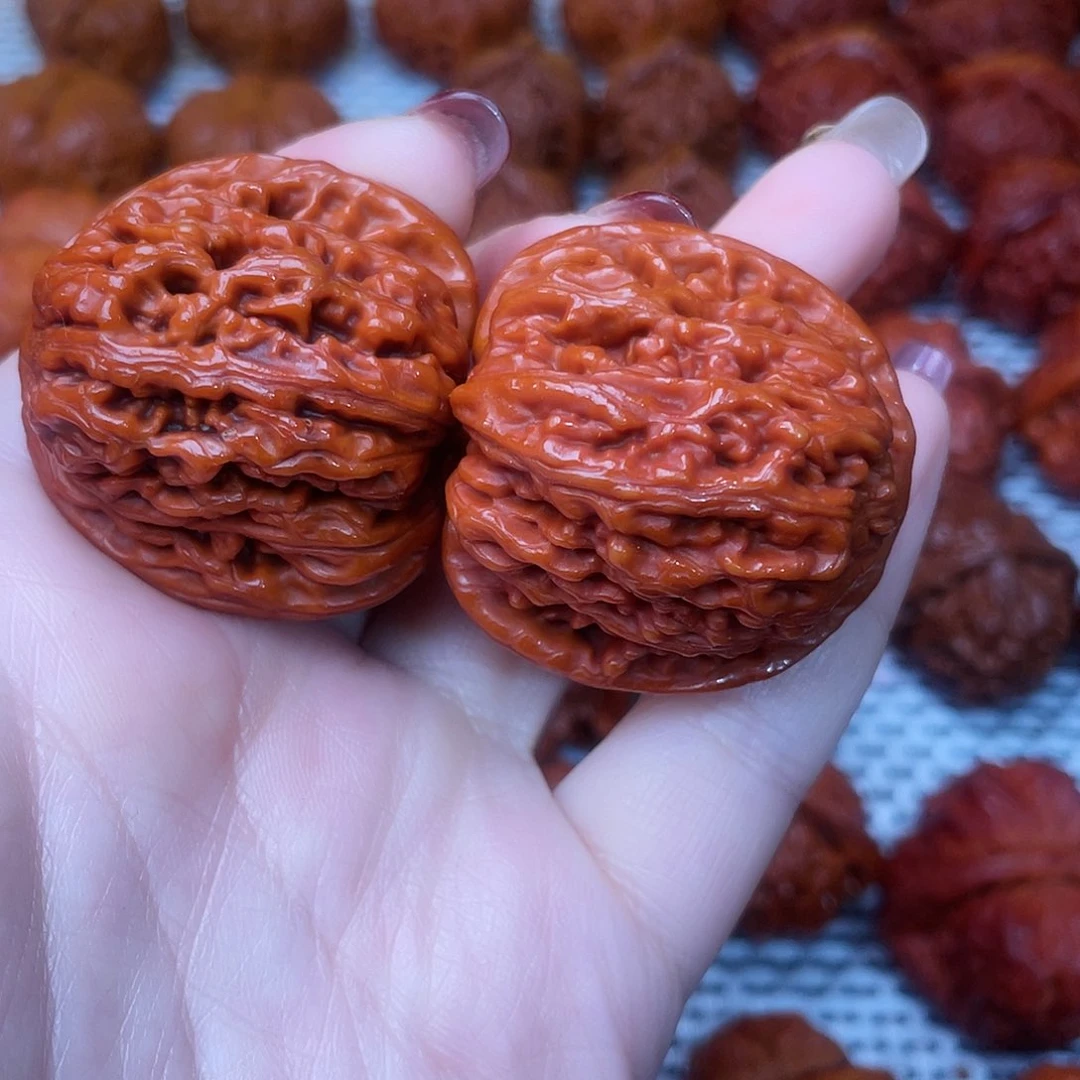 桃核吊坠文玩核桃 手把件 四座楼 39