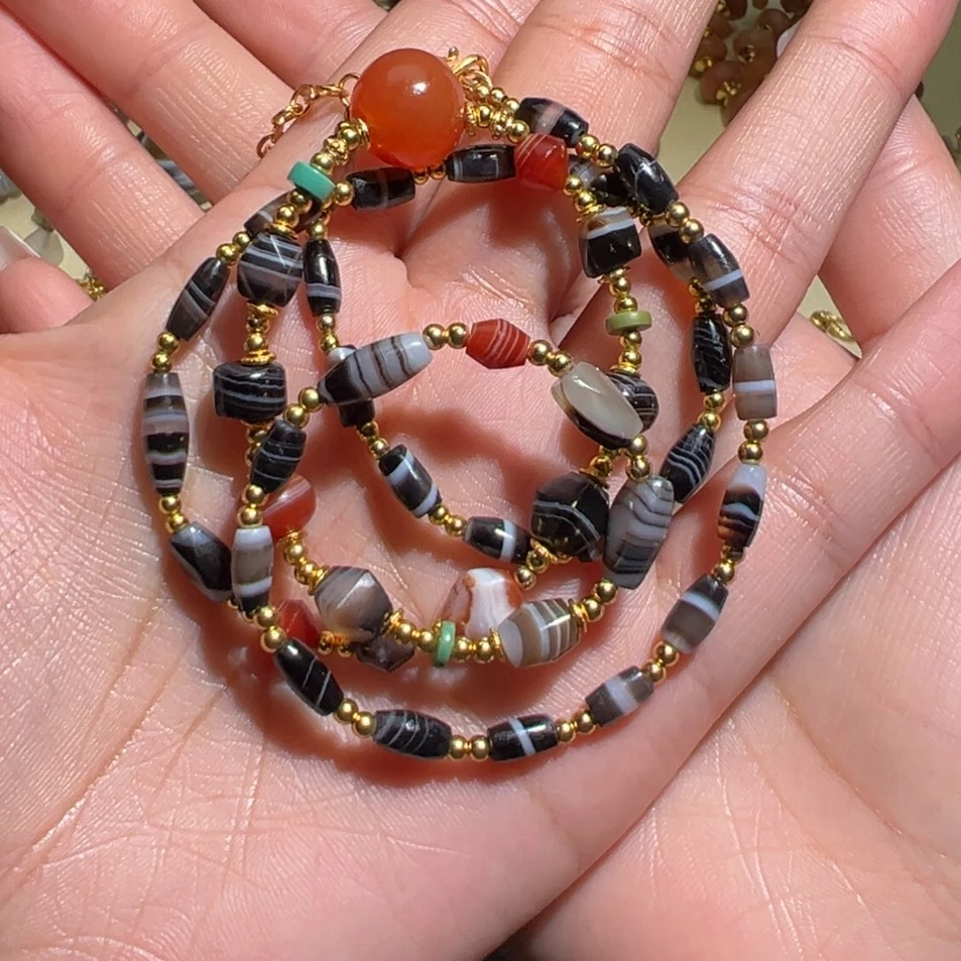 玛瑙/玉髓未镶嵌颈饰