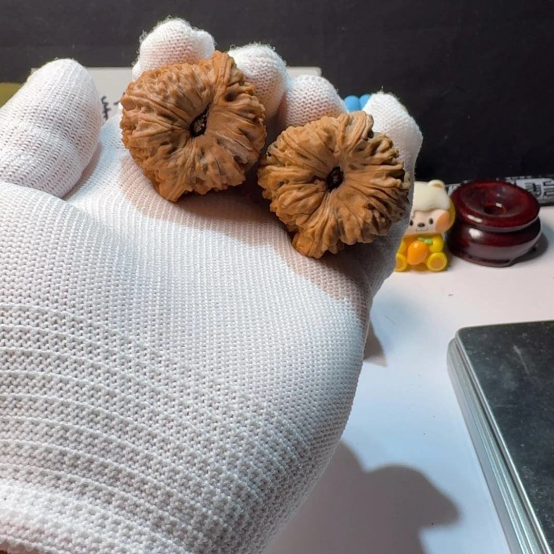 子***文文玩核桃把件2号链接拉丝高炮大深凹底