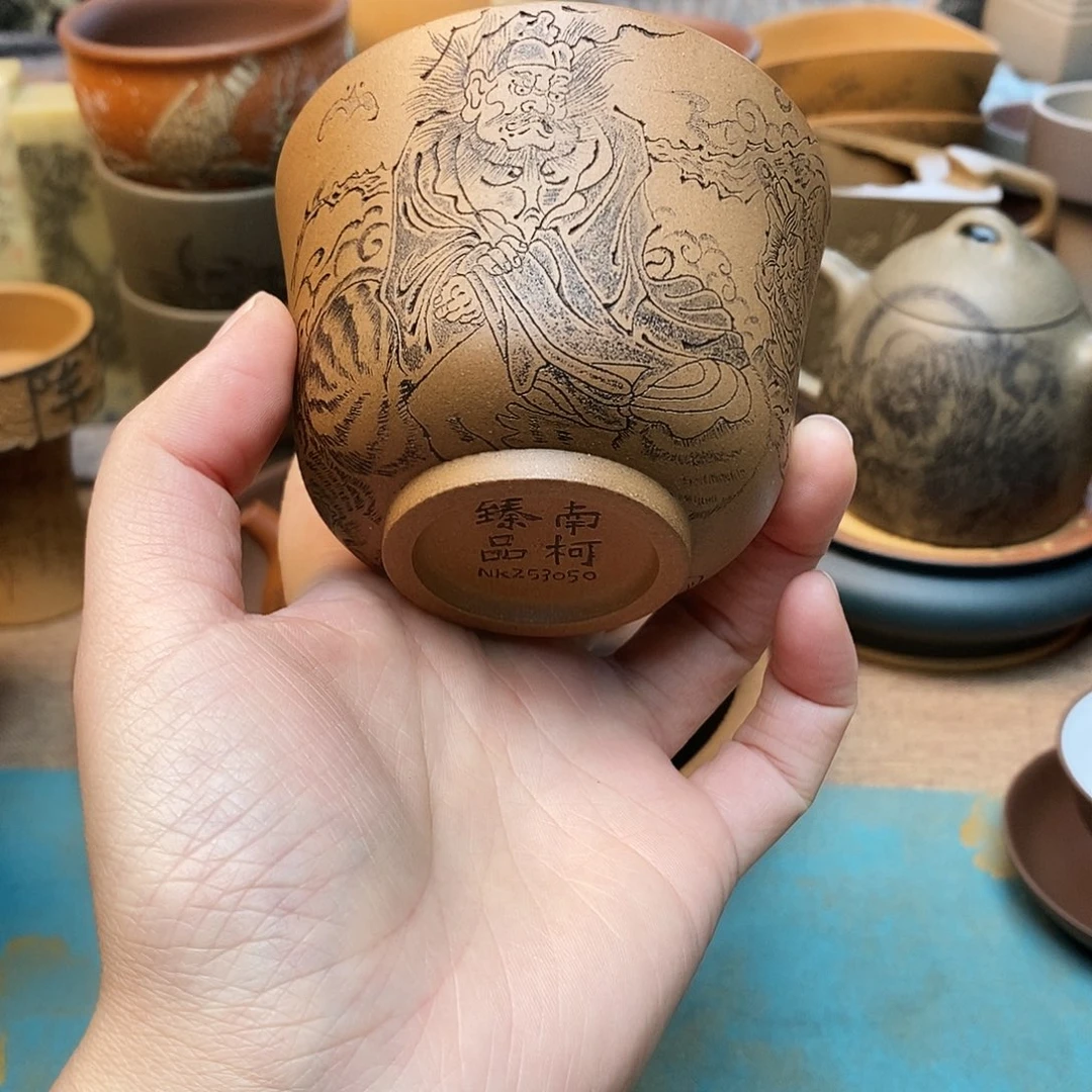 茶宠紫砂宜兴紫砂杯