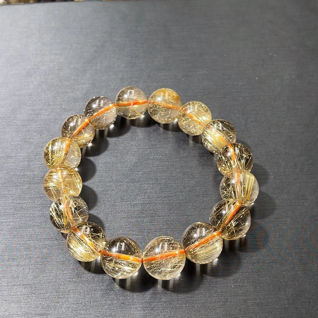 满***满发晶未镶嵌手串钛晶