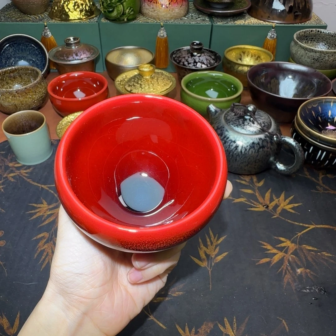 茶盏微瑕建盏，介意勿拍