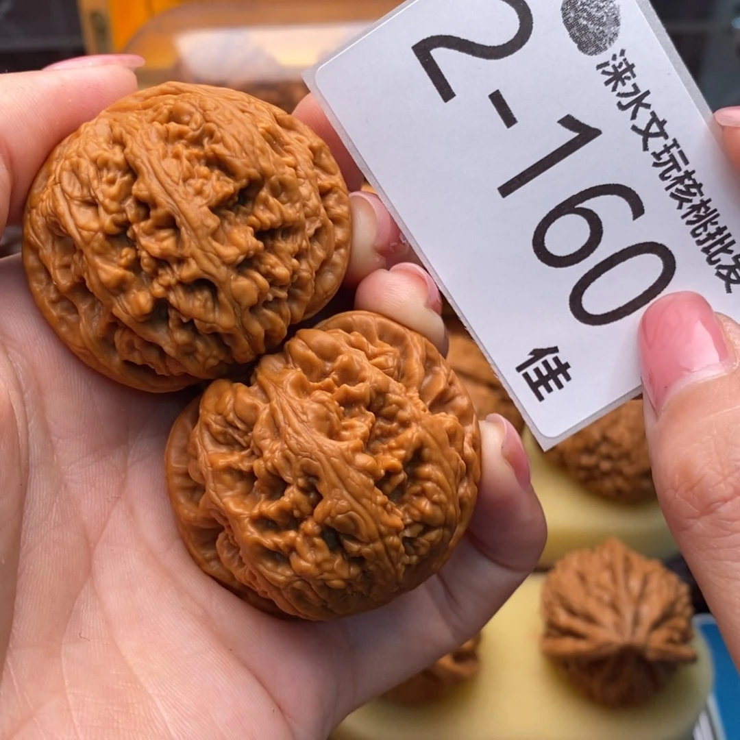 文玩核桃把件43粗筋