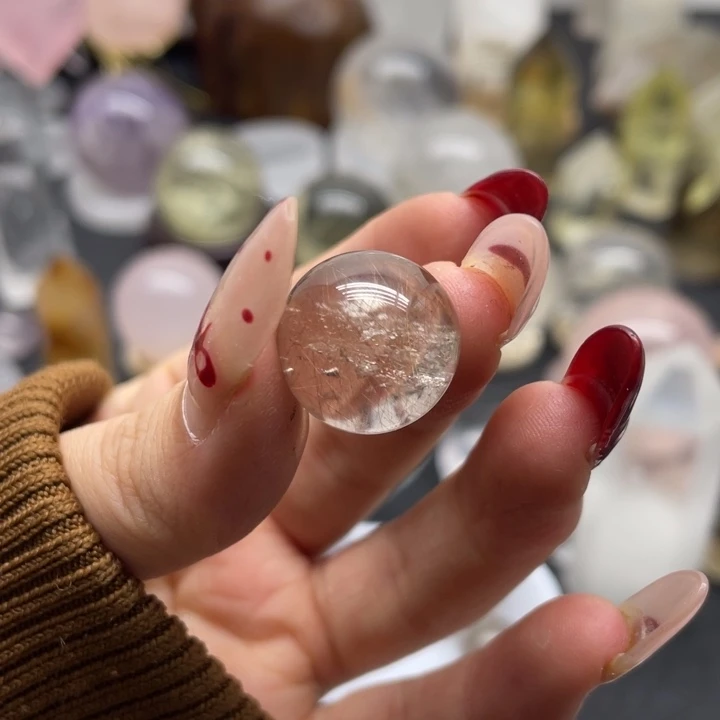 水晶66未镶嵌大*子发晶