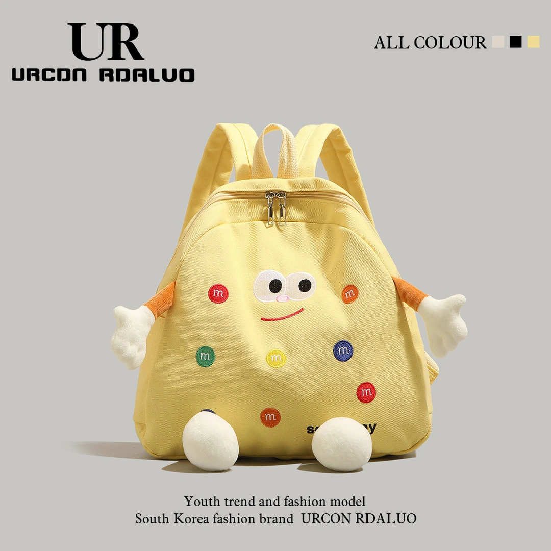 URB可爱曲奇饼干双肩包女2025新款潮小学生儿童书包幼儿园轻便背