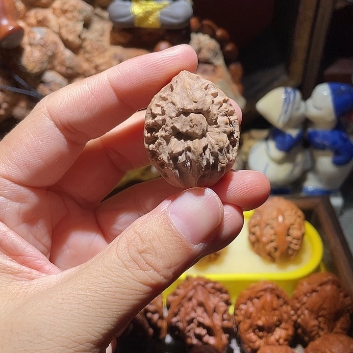 抖音直播间核桃吊坠