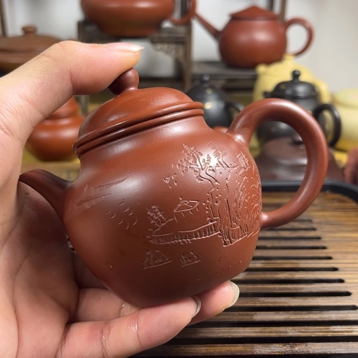原矿紫砂半手工制作
