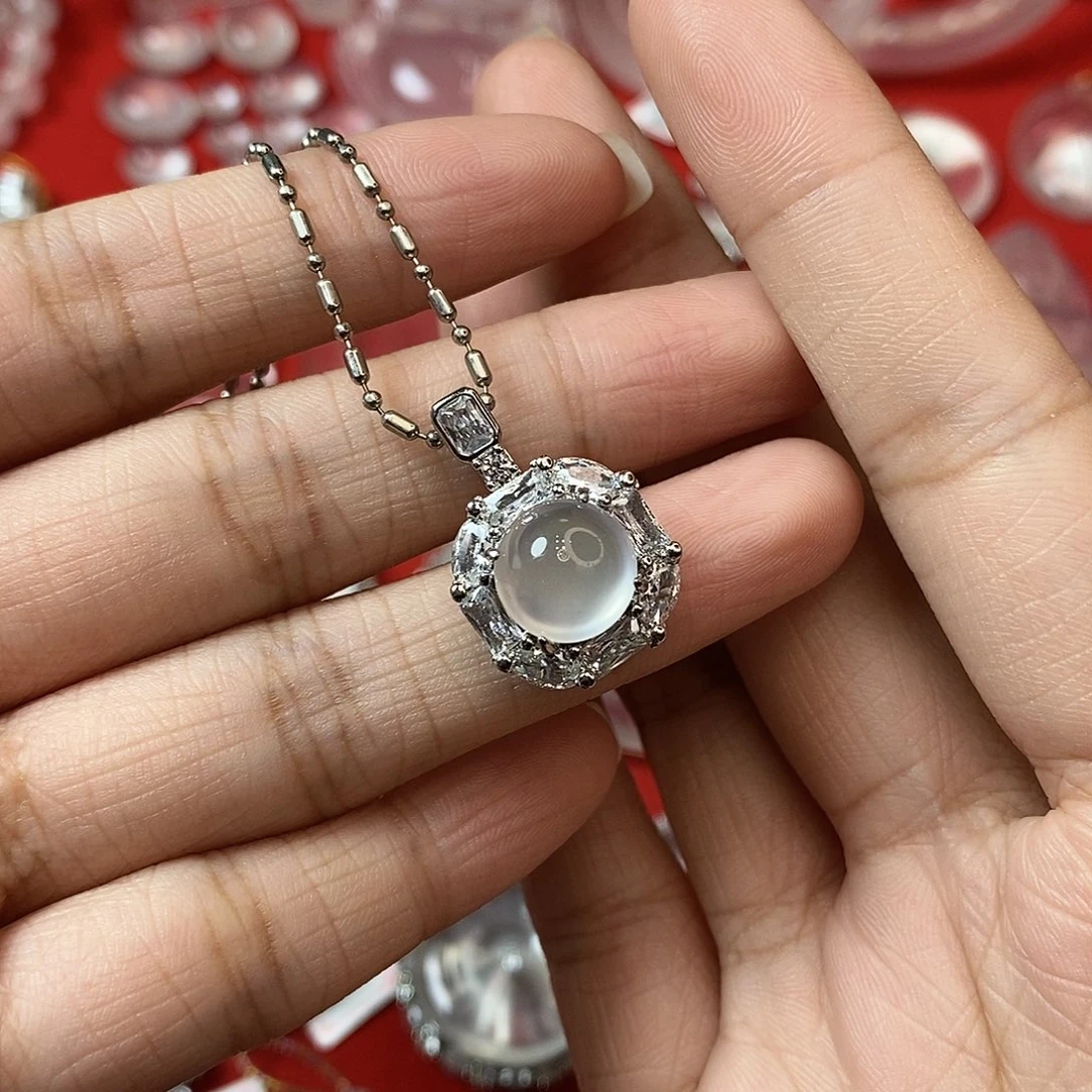 吊坠(赠链)合金石英质玉