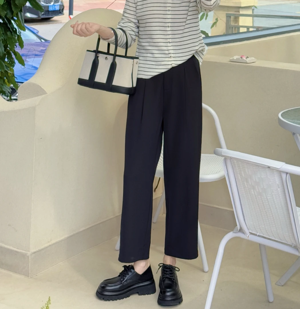 Y.M | 摩卡西装裤 初秋松弛智性美 高智通勤风显瘦西装裤1458