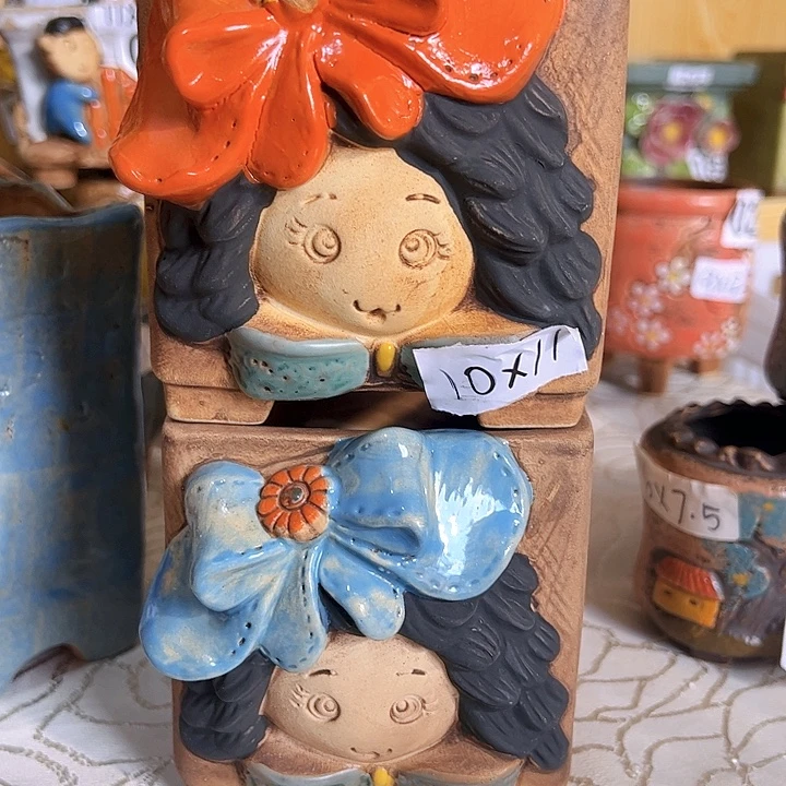 陶瓷多肉花盆满15包邮