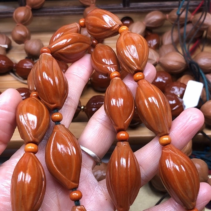 狼***拳橄榄核手串梅林铁核17 X33