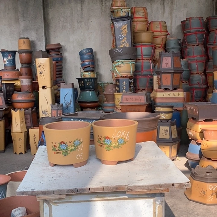 紫砂花盆紫砂花盆