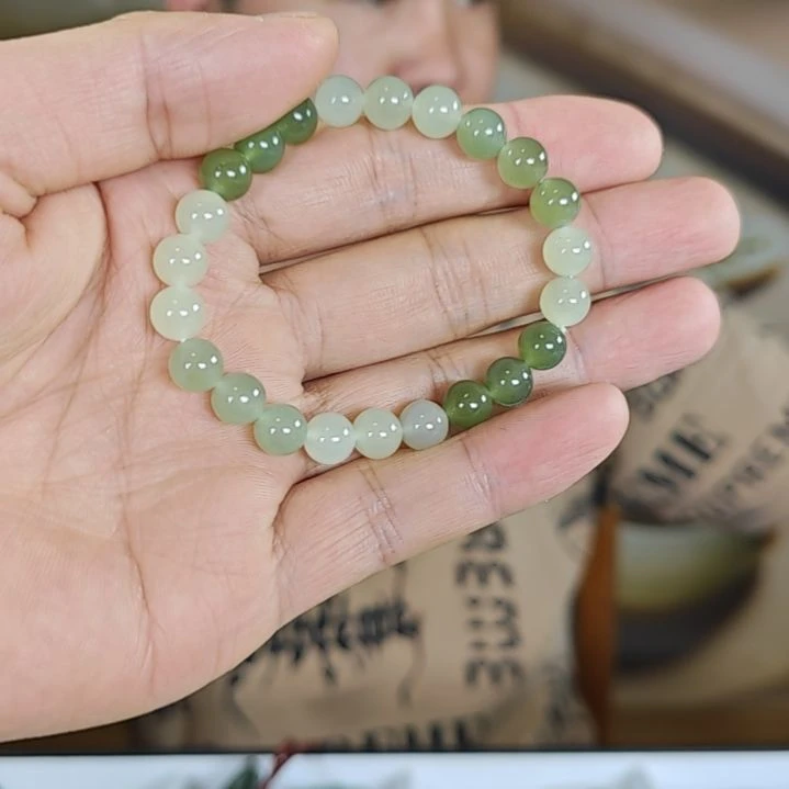 手链未镶嵌和田玉（糖玉）