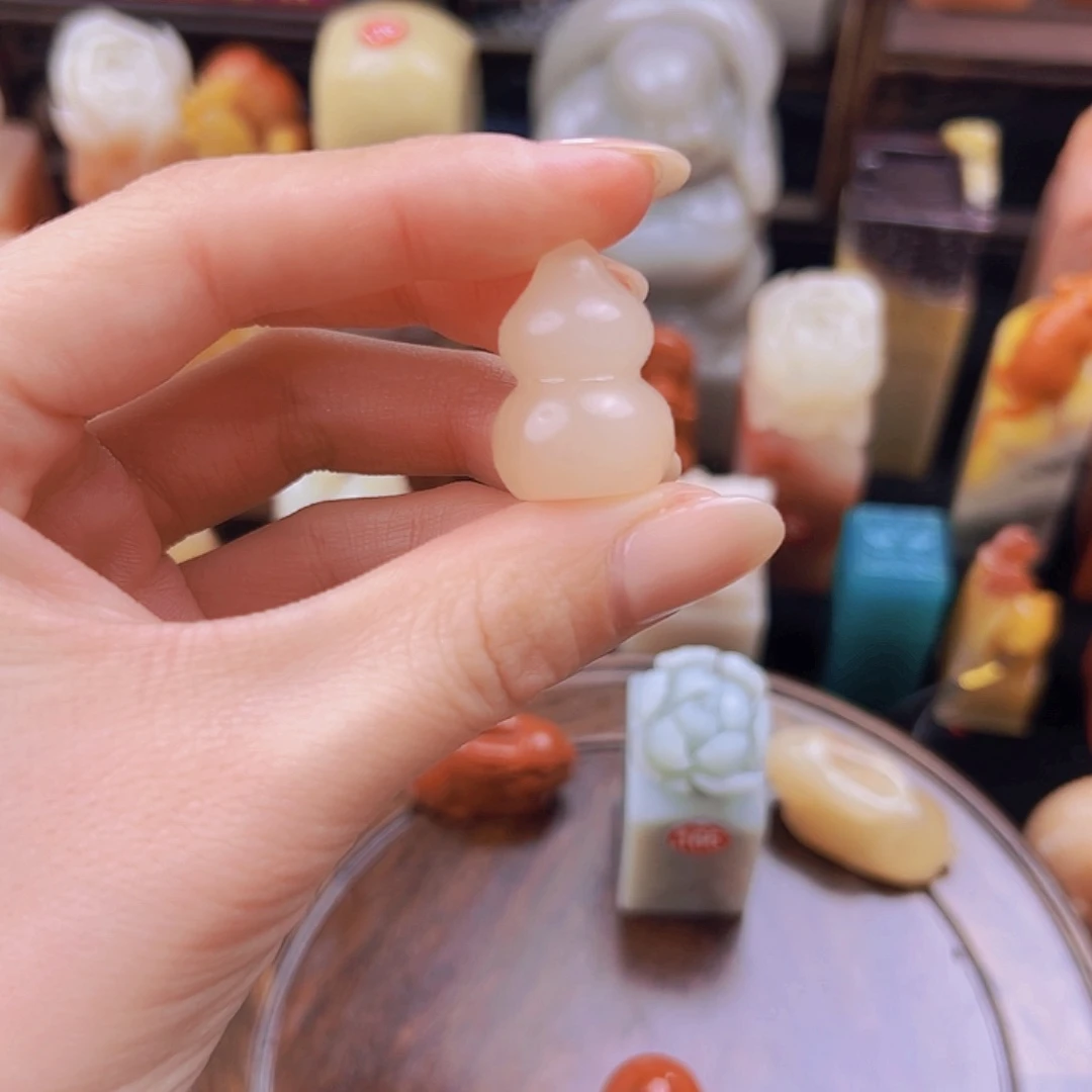 昌化石印石小*鱼篆刻作品