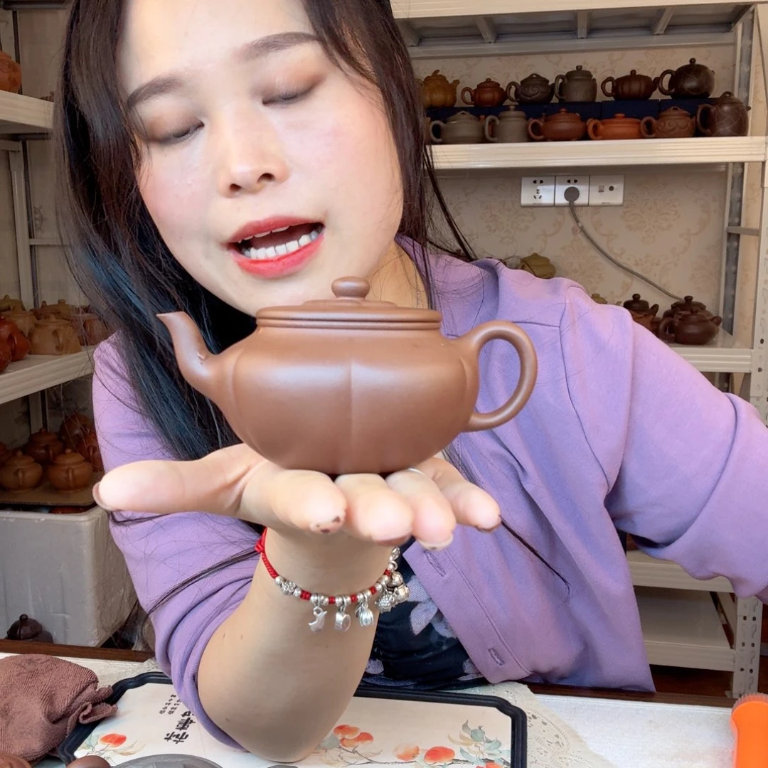 茶壶紫砂精工制作微暇