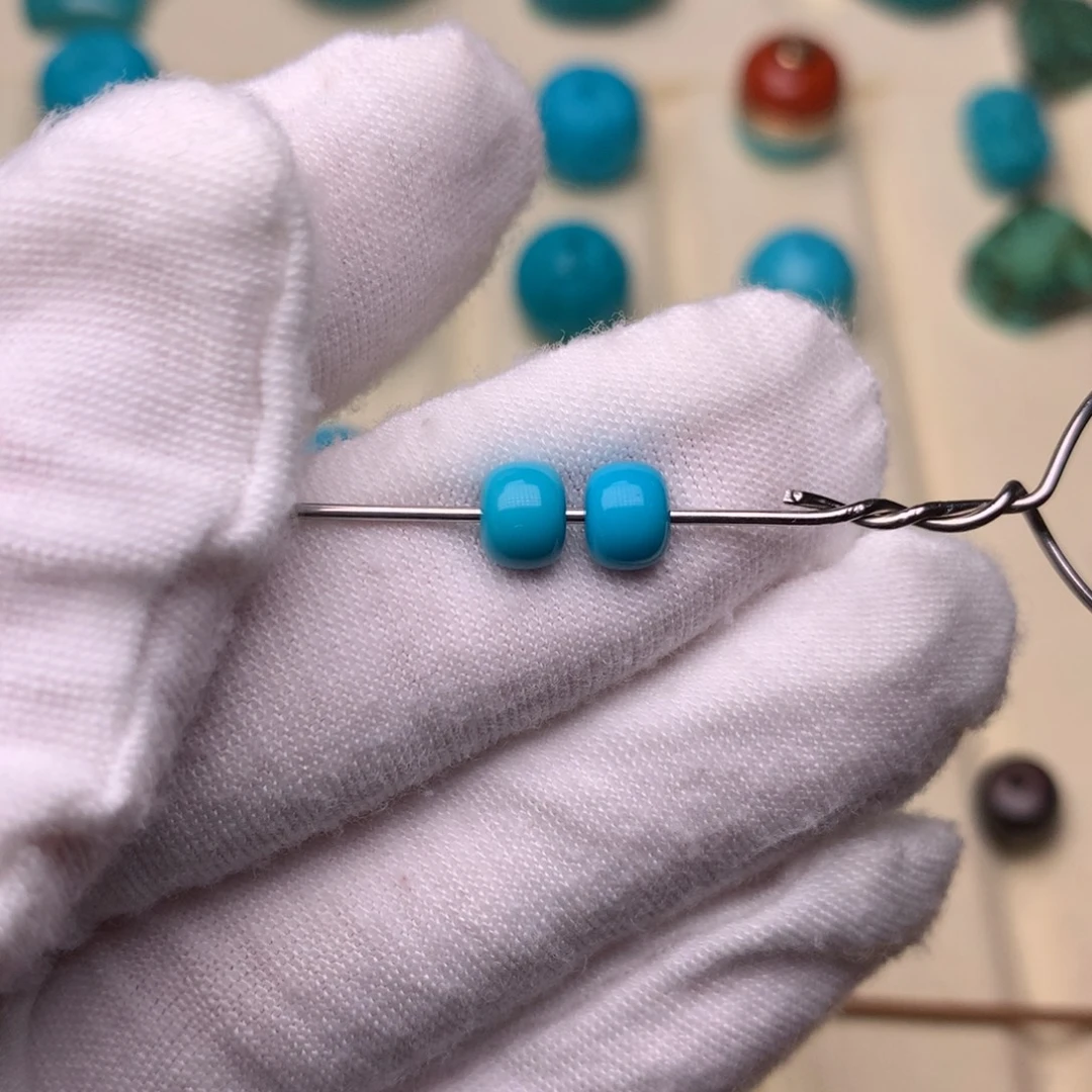 绿松石未镶嵌绿松石老型5.6