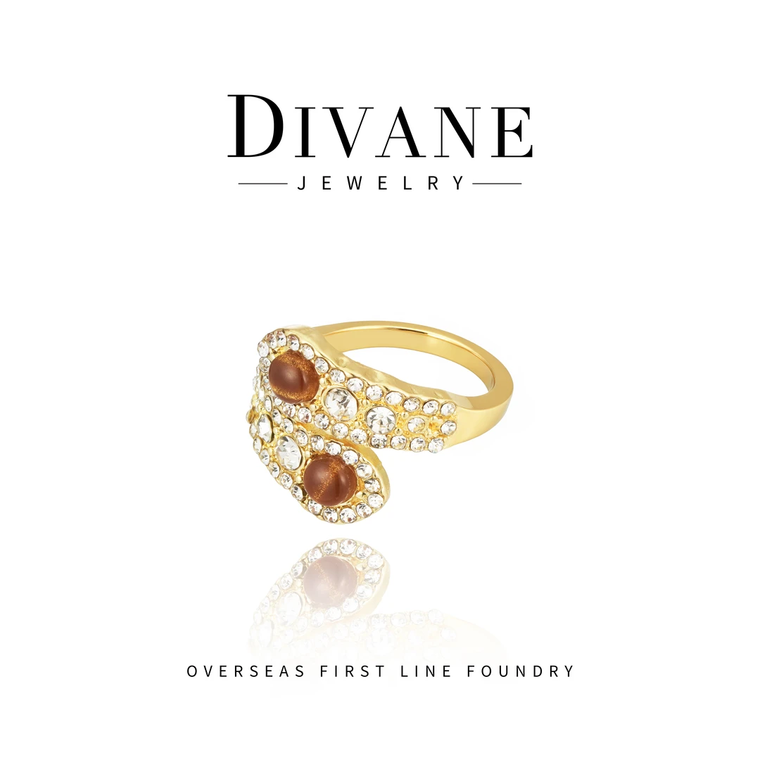 【焦糖美拉德】秋冬氛围感复古开口戒 G0029