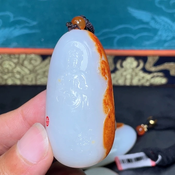和田玉未镶嵌颈饰J