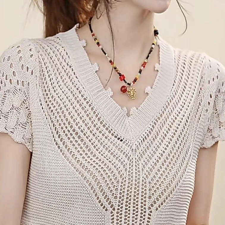 FANRUI/泛芮「同款项链」轻奢洋气挂脖珠珠项链B16813