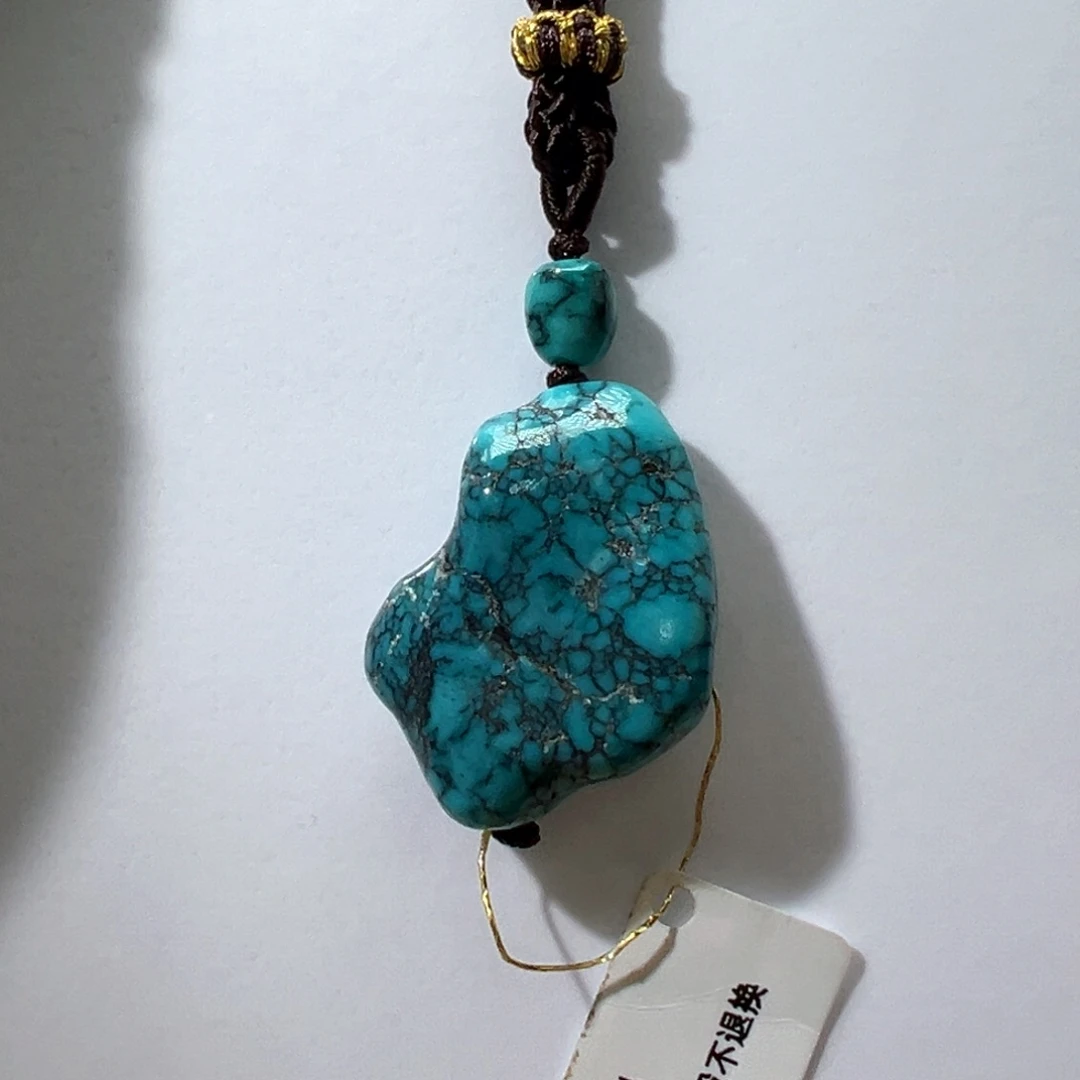 绿松石未镶嵌挂件