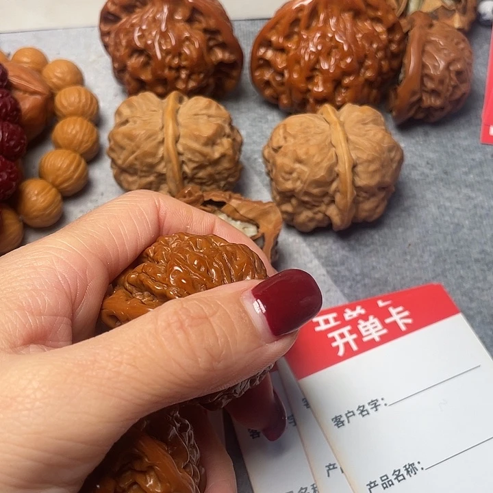 醒***醒文玩核桃吊坠官帽