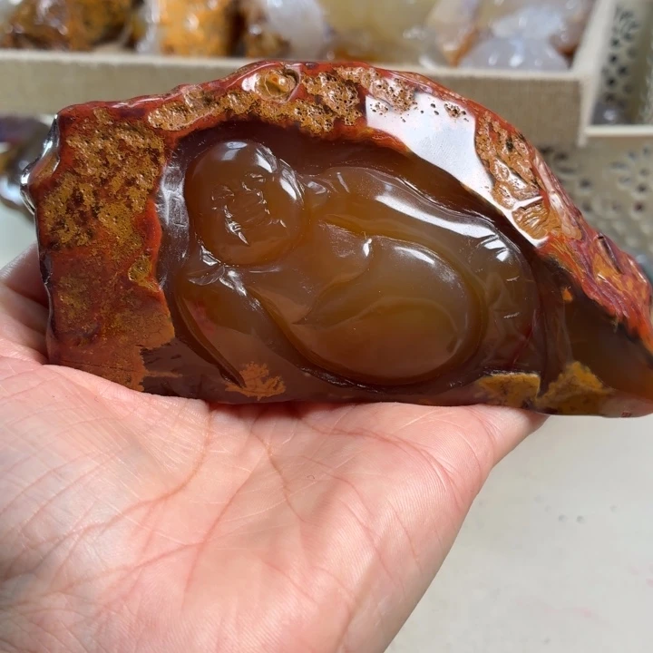 玛瑙/玉髓未镶嵌吊坠(不含链)