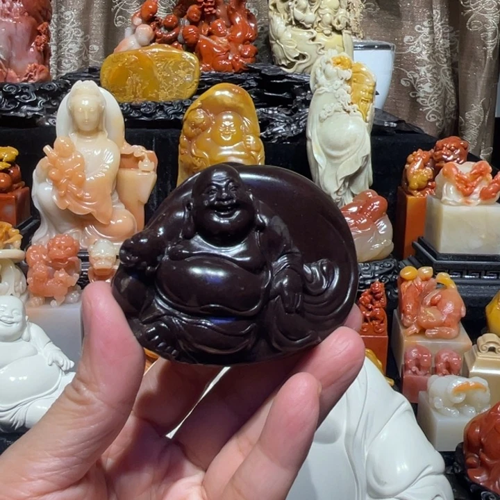 寿山石月尾紫一一一