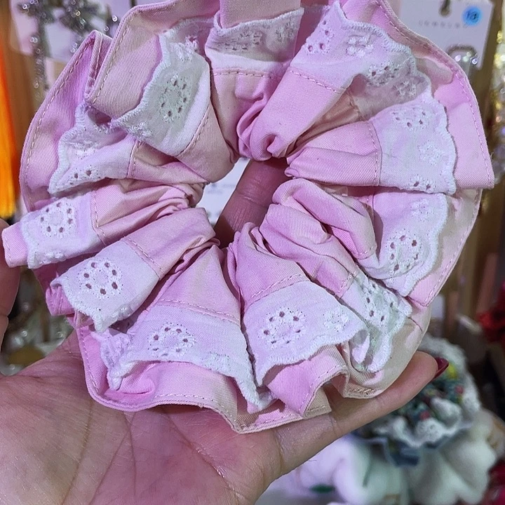 布艺非金属蛋糕发圈