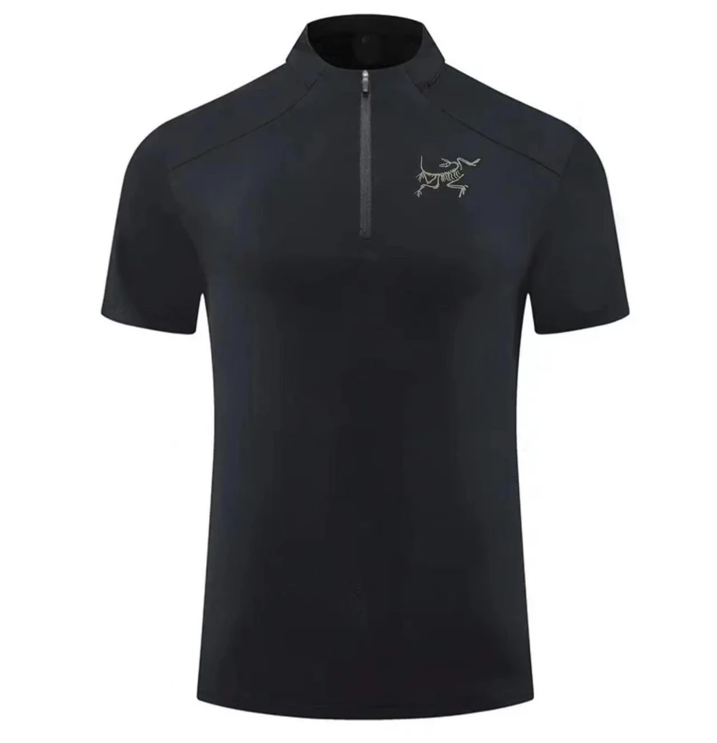 【博】2025春夏新款男士户外休闲透气百搭时尚T恤818