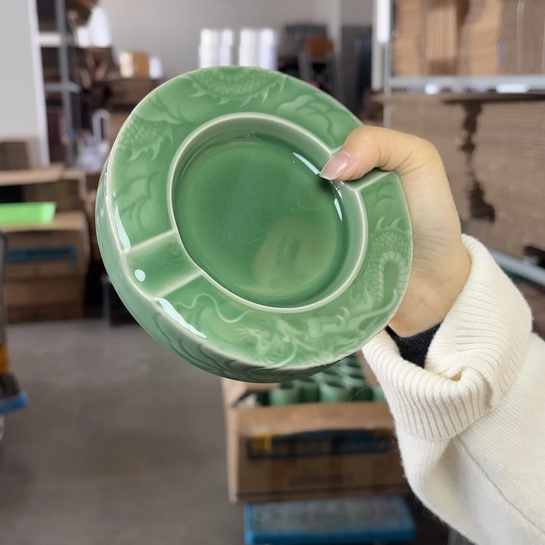 龙泉云间青瓷小米茶器