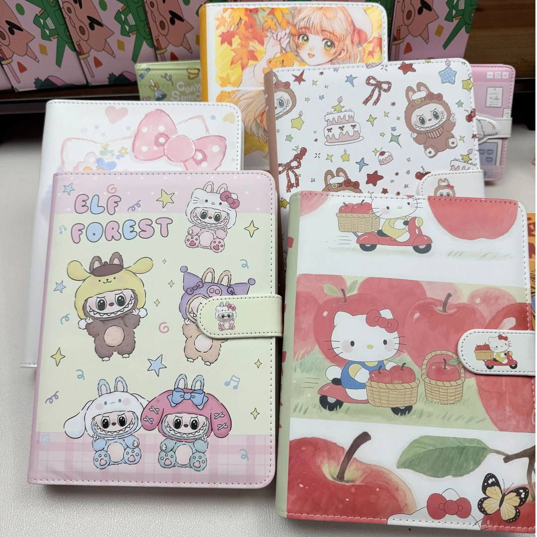 新款A5大活页全集手账记事本笔记本系列