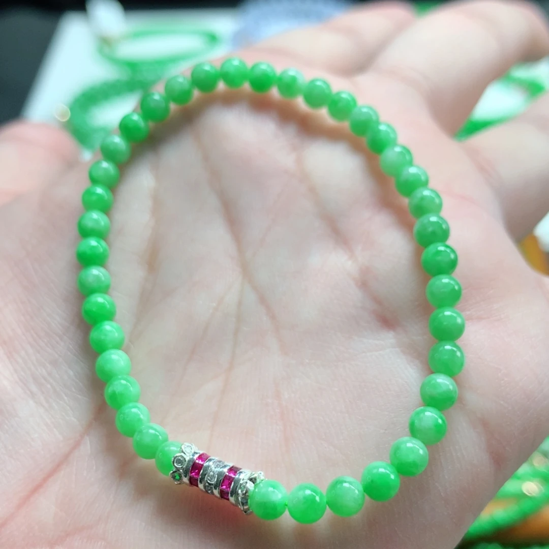 翡翠未镶嵌手链翡翠