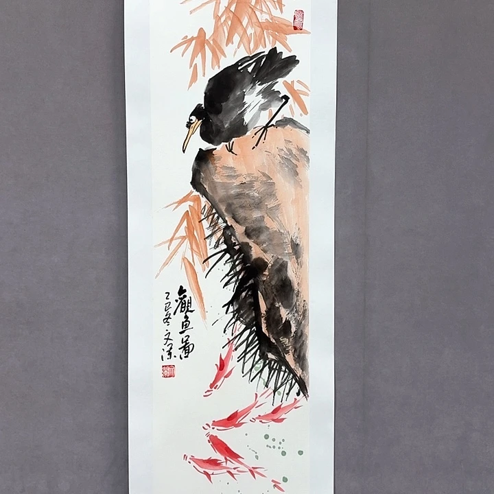 国画亲笔手绘放心去藏