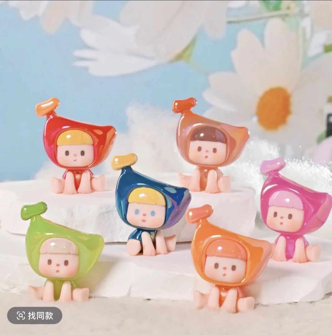 【踩数字】不二蕉个朋友系列萌粒盲盒迷你手办
