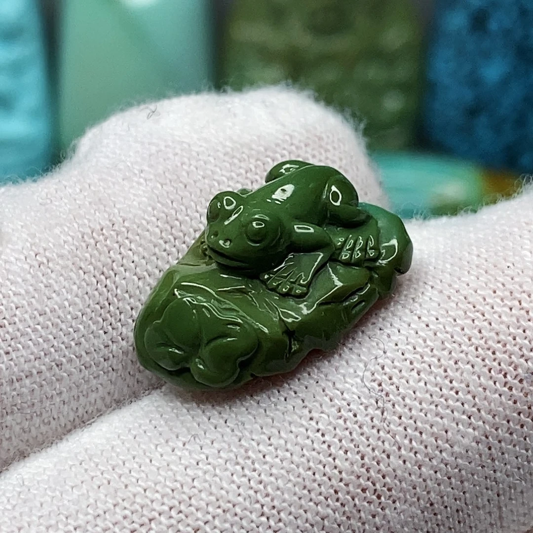 绿松石未镶嵌天然原矿 带武汉地大证书