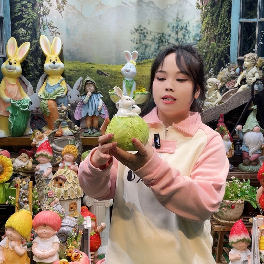 摆件花园摆件红红火火
