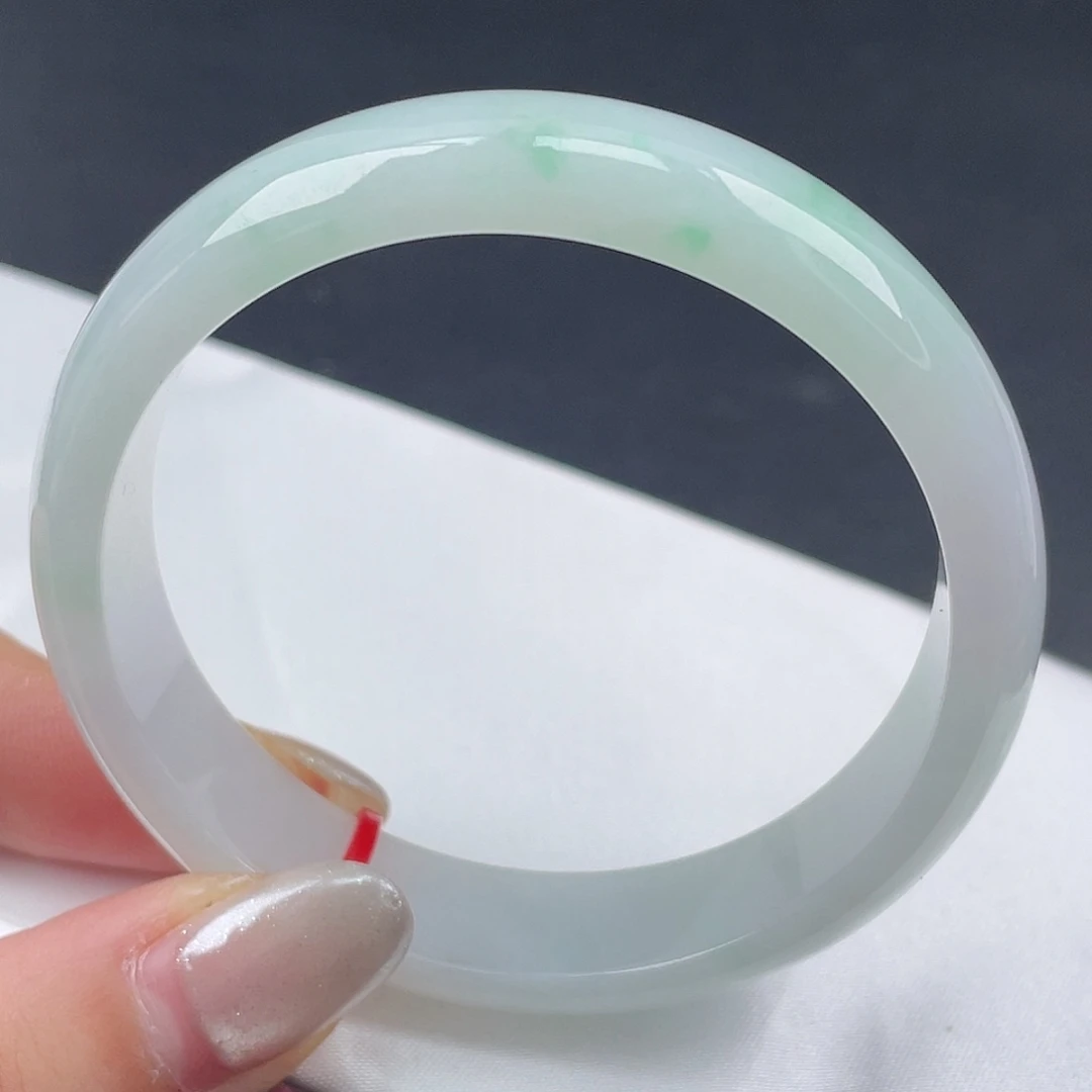 翡翠未镶嵌手镯55圈口