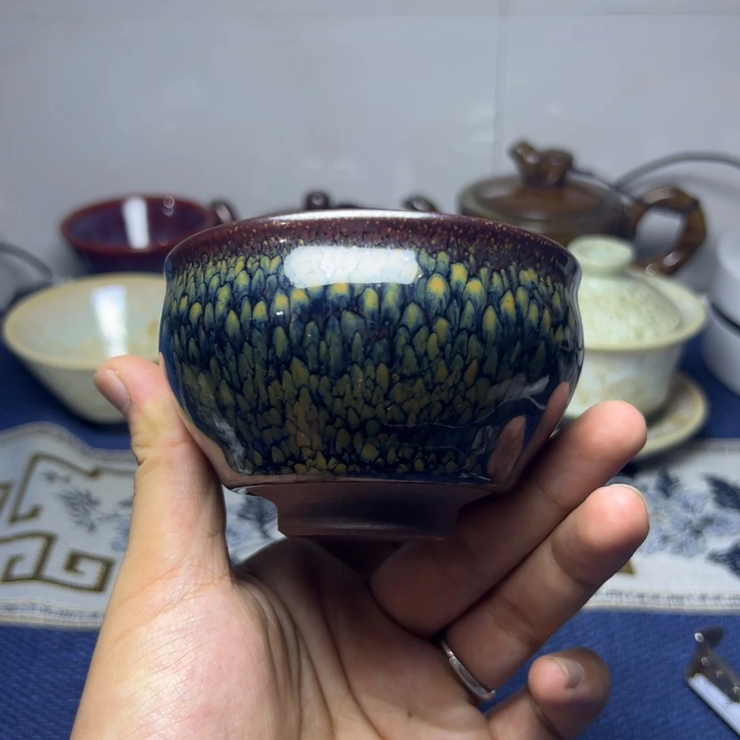 建阳建盏喝茶主人杯