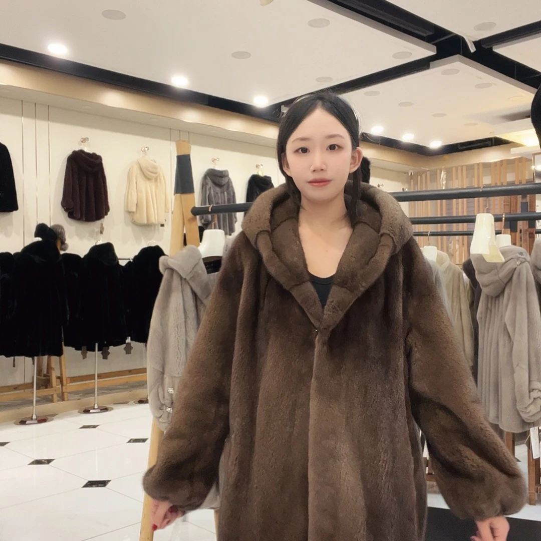 2596咖色帽款80长